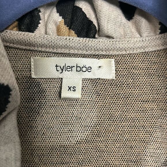 Tyler Boe Animal Print Ruffle Neck Dress - Picture 4 of 8